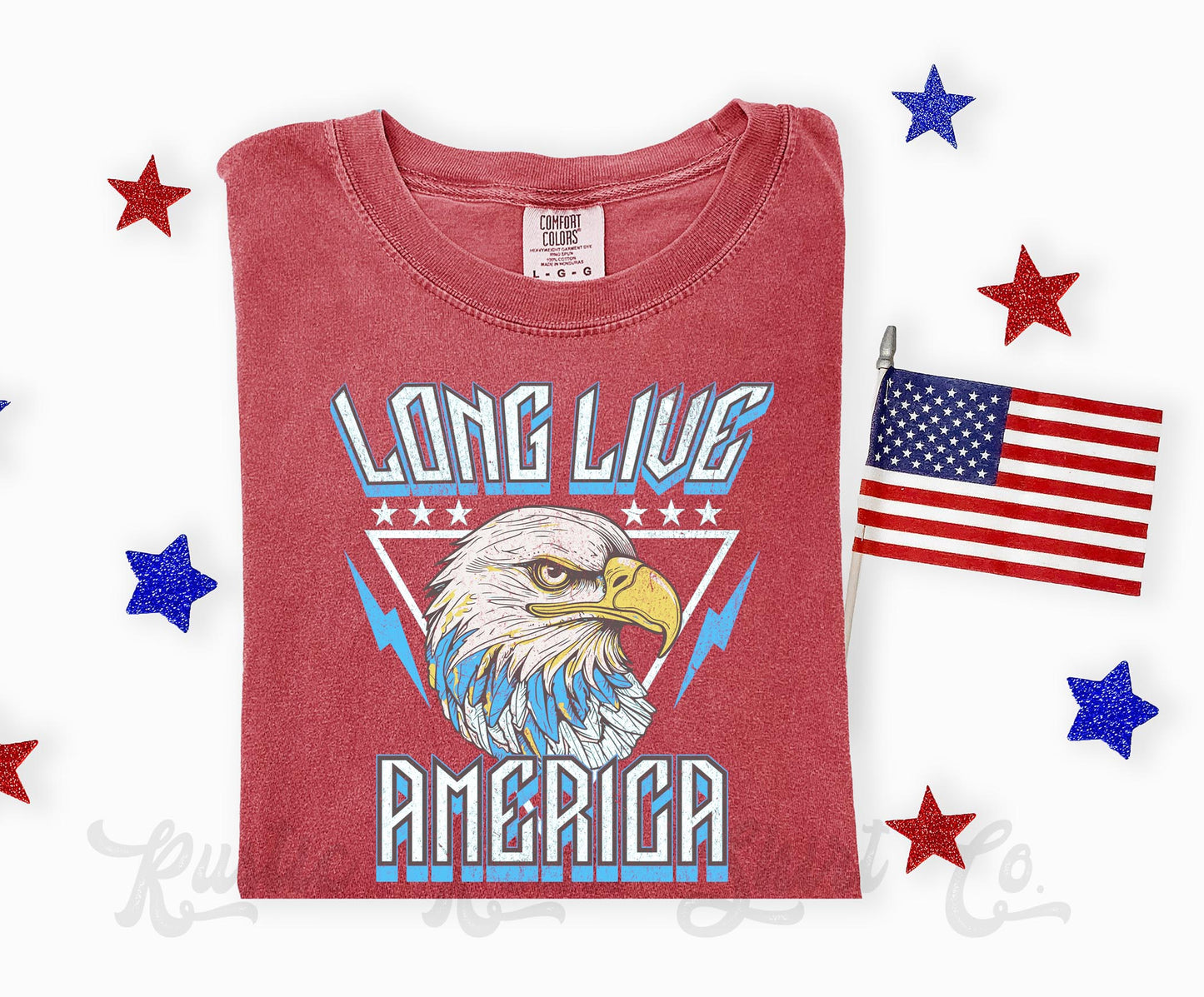 Long Live America 90's Inspired Shirt, 4th of July Shirt, Comfort Colors Shirt