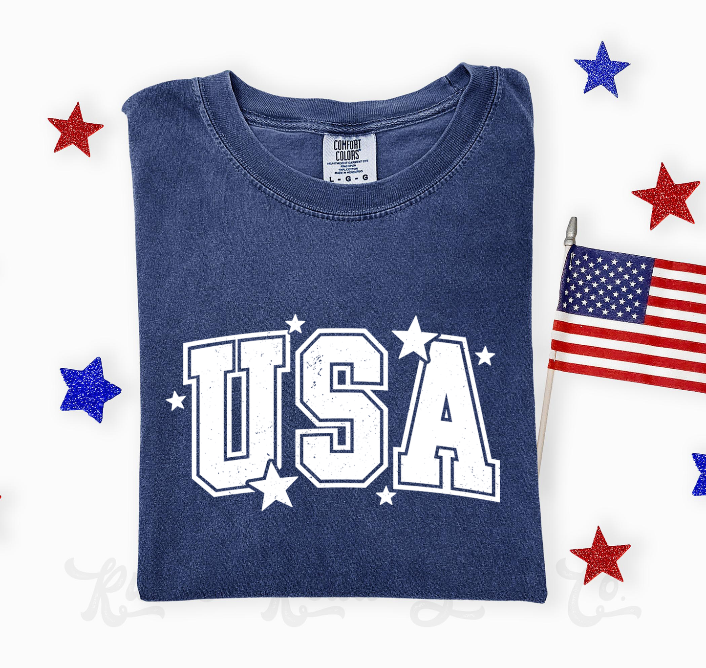 USA Shirt, 4th of July Shirt, Comfort Colors Shirt