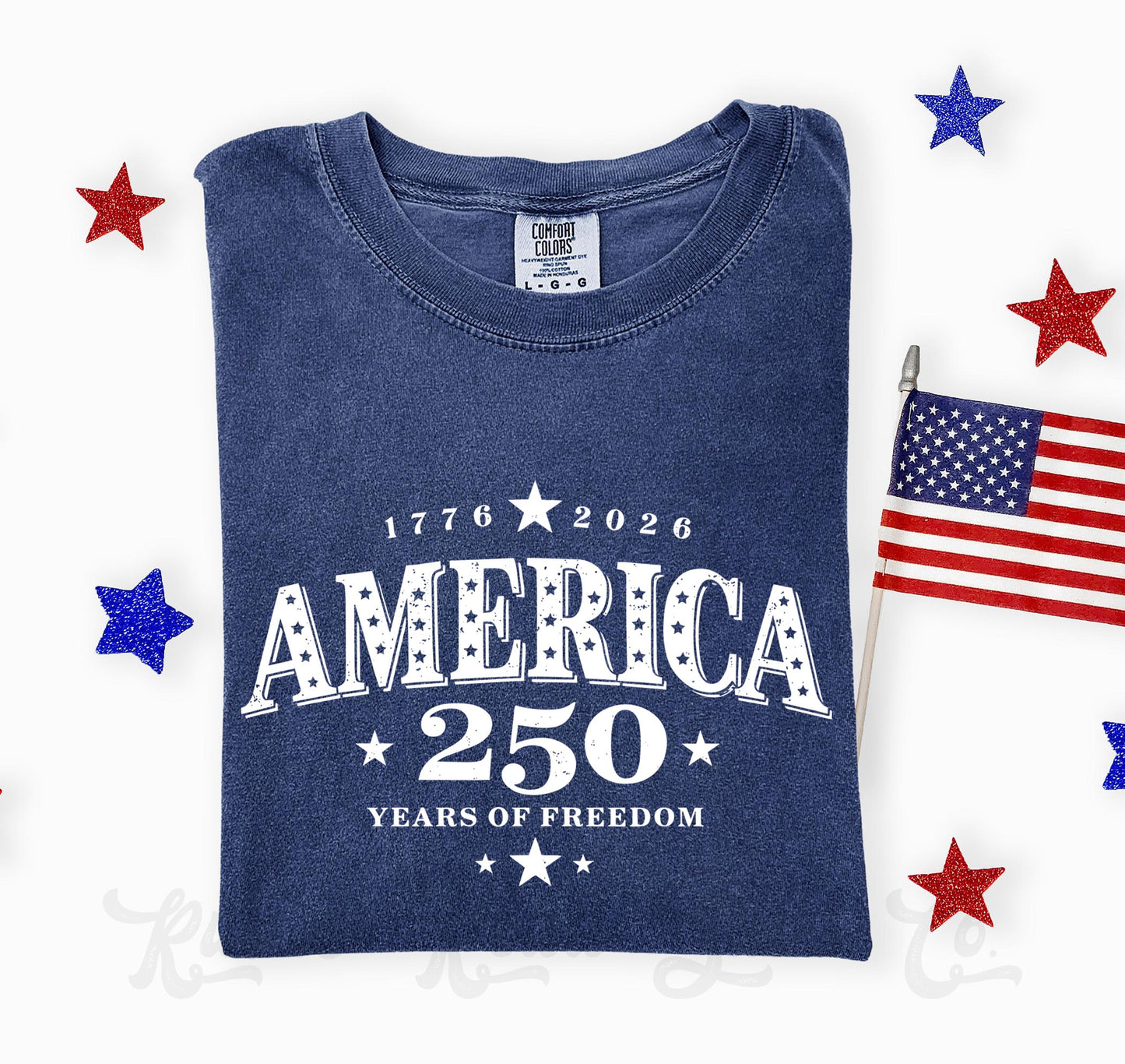 America 250 Years Shirt, 4th of July Shirt, Comfort Colors Shirt