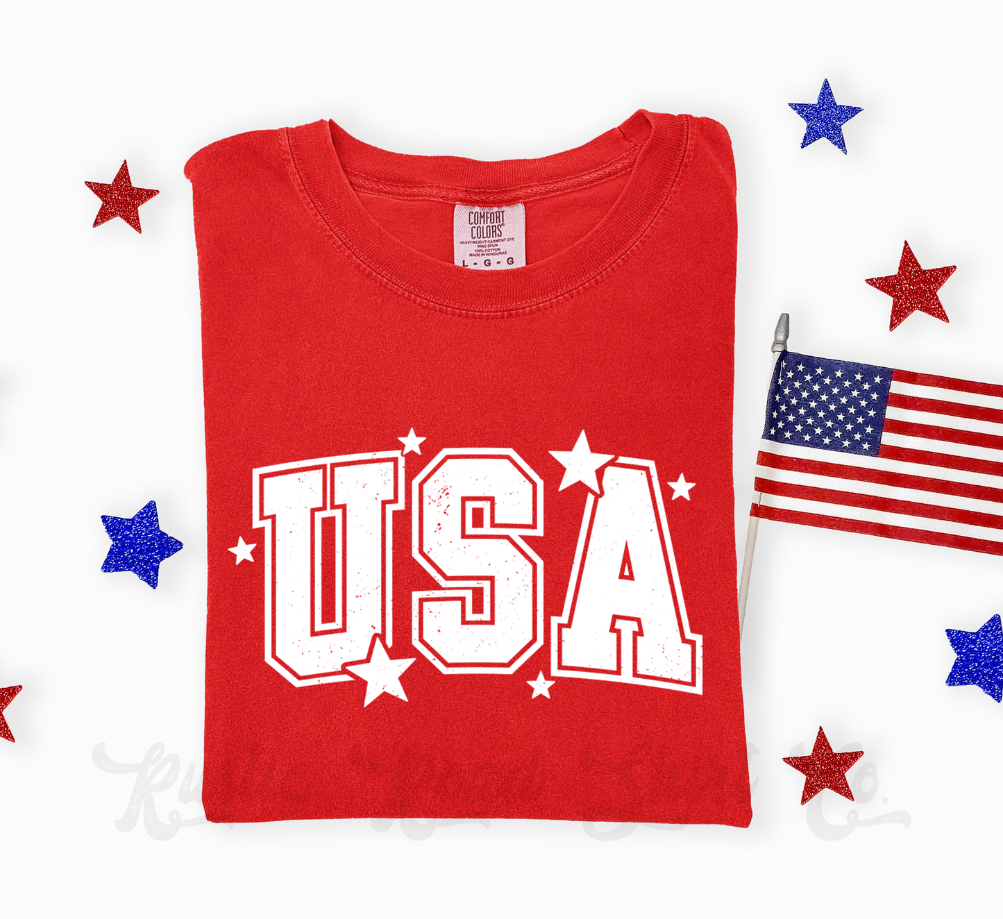 USA Shirt, 4th of July Shirt, Comfort Colors Shirt