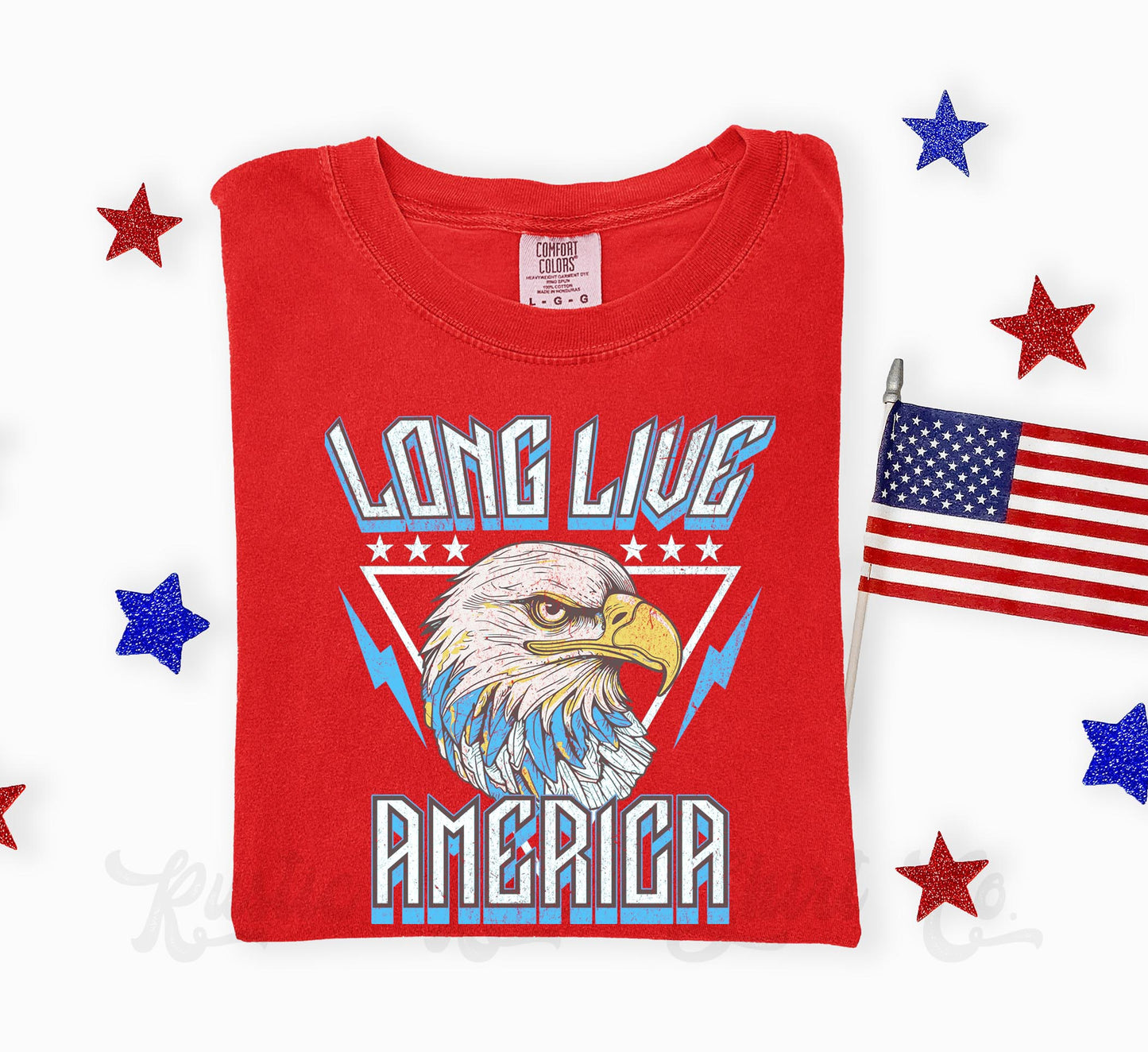 Long Live America 90's Inspired Shirt, 4th of July Shirt, Comfort Colors Shirt