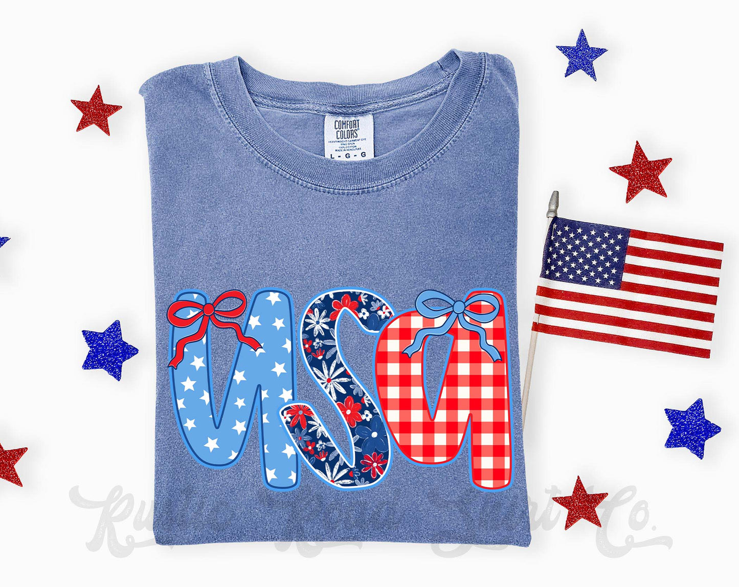 USA Shirt, 4th of July Shirt, Comfort Colors Shirt 2