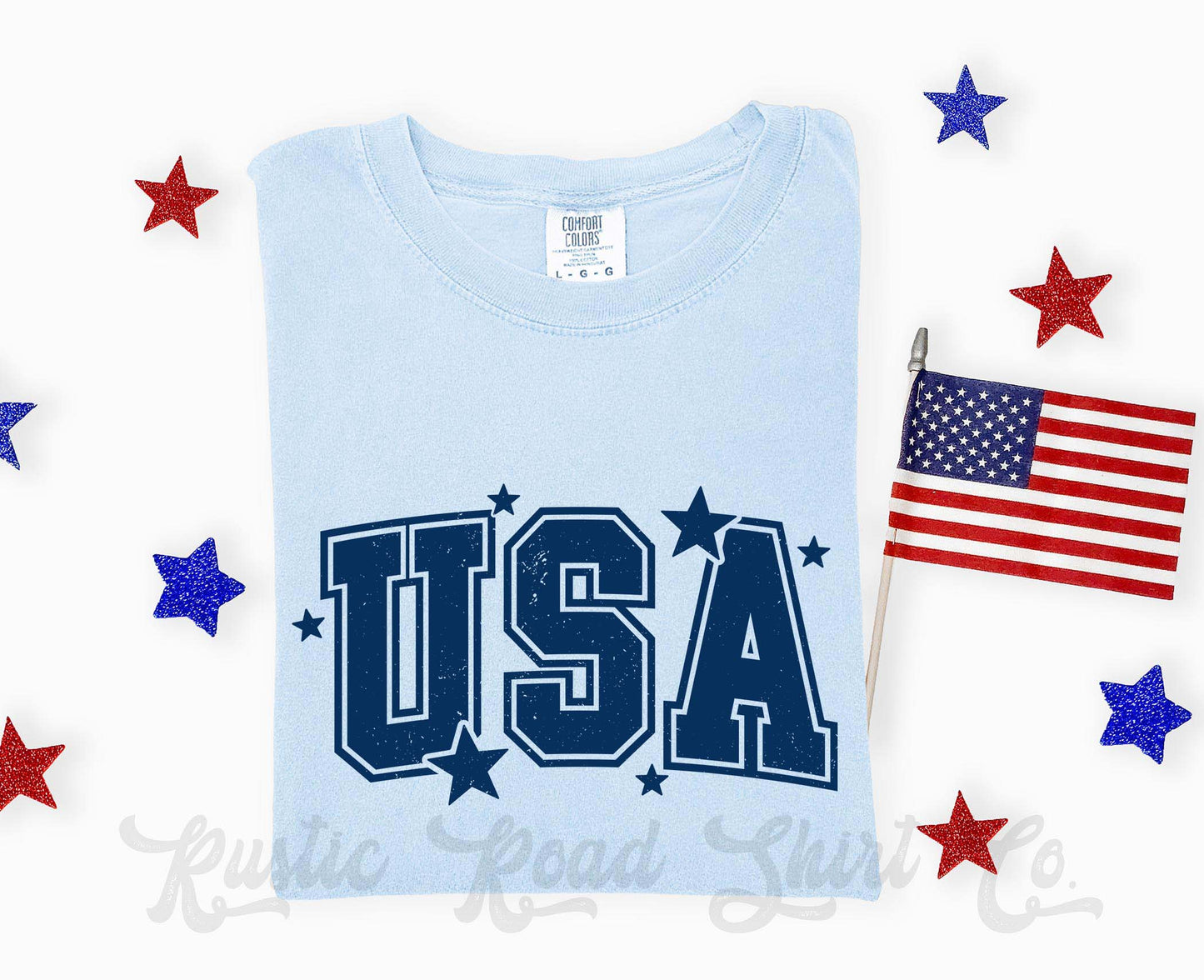 USA Shirt, 4th of July Shirt, Comfort Colors Shirt