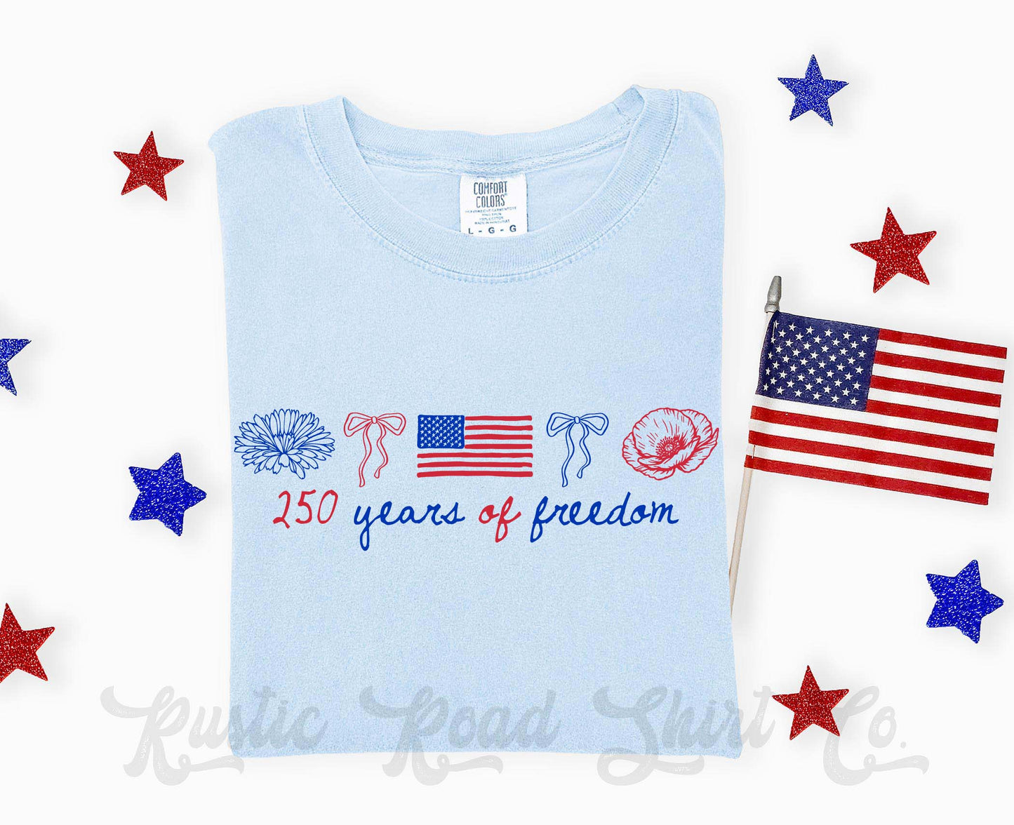 250 Years of Freedom Shirt, 4th of July Shirt, Comfort Colors Shirt