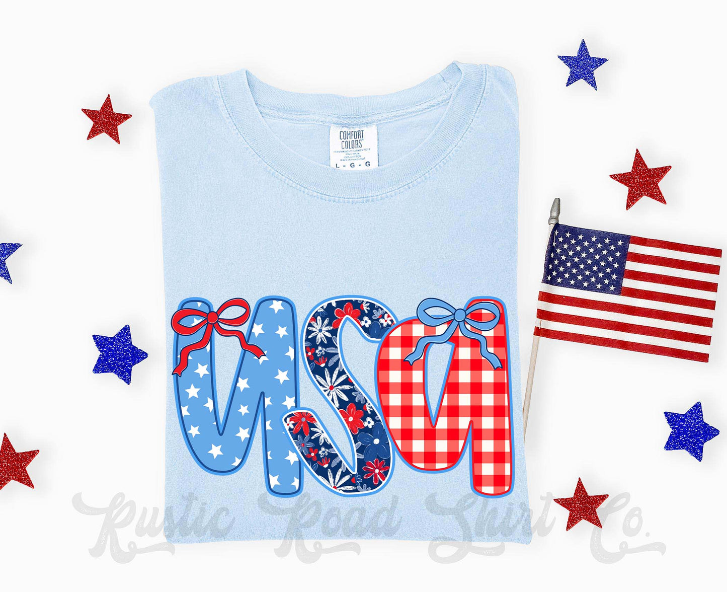 USA Shirt, 4th of July Shirt, Comfort Colors Shirt 2