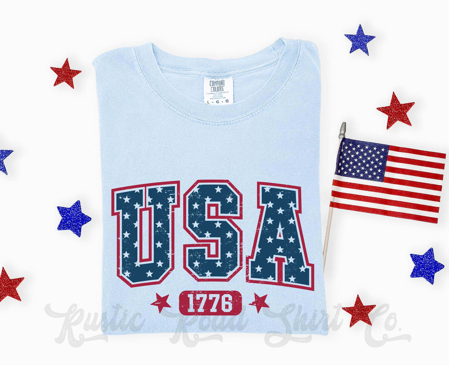 USA Shirt, 4th of July Shirt, Comfort Colors Shirt 2