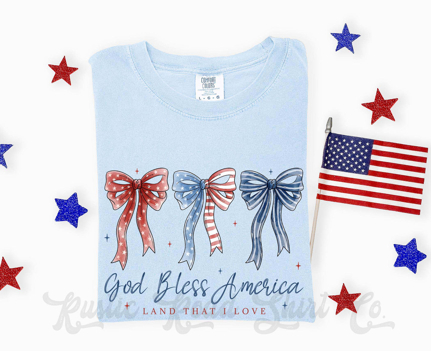 God Bless America Shirt, 4th of July Shirt, Comfort Colors Shirt