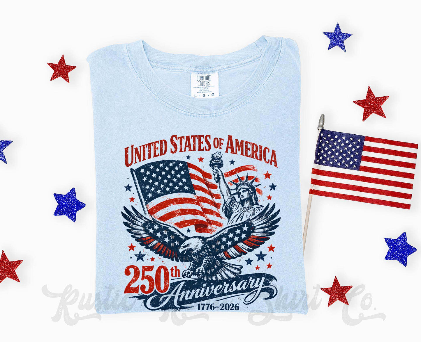 250th Anniversary Shirt, 4th of July Shirt, Comfort Colors Shirt