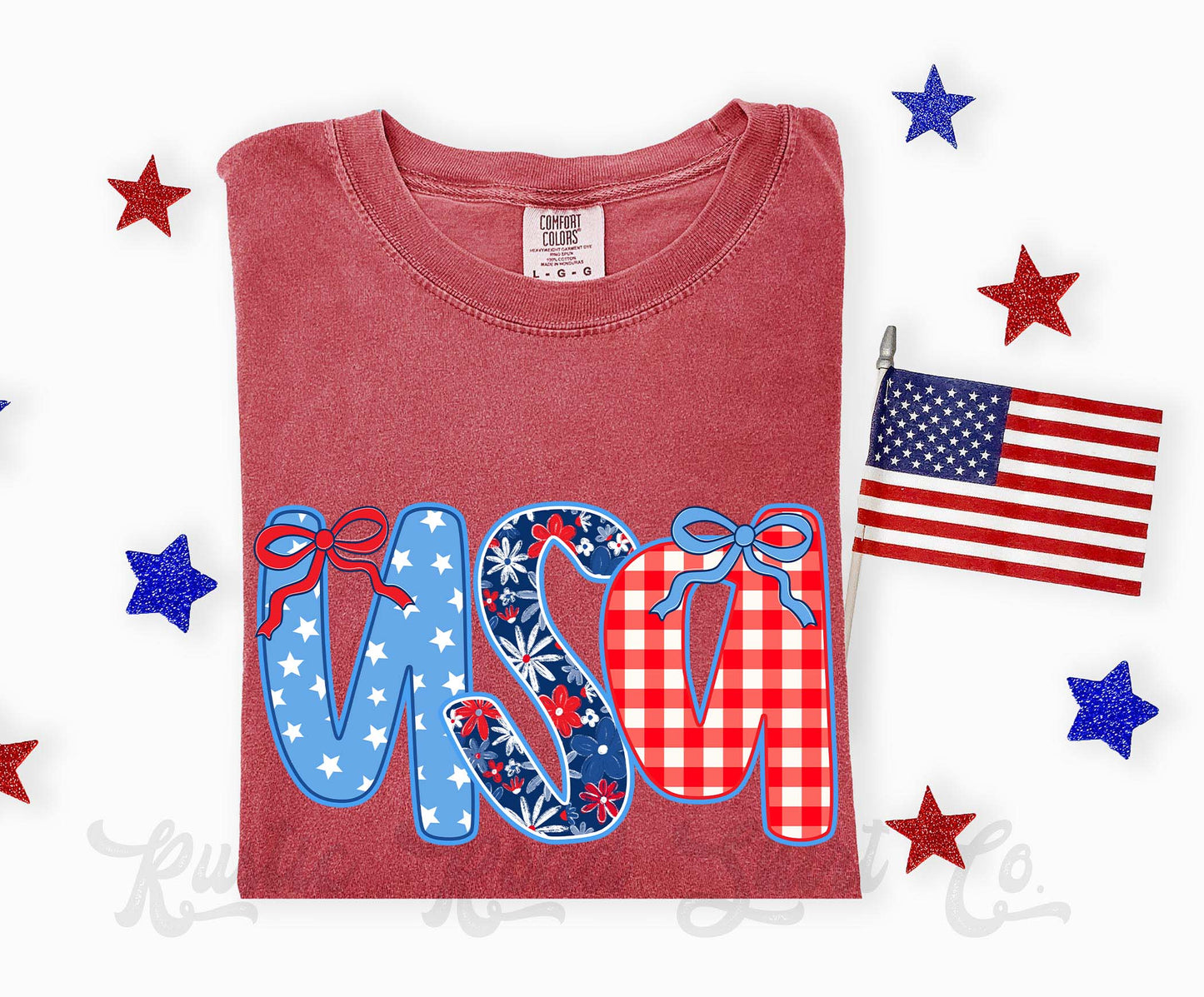 USA Shirt, 4th of July Shirt, Comfort Colors Shirt 2