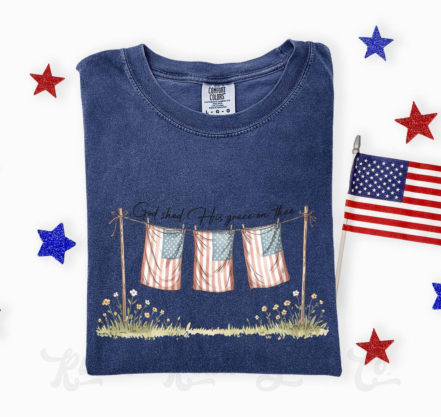 God Patriotic Shirt, 4th of July Shirt, Comfort Colors Shirt