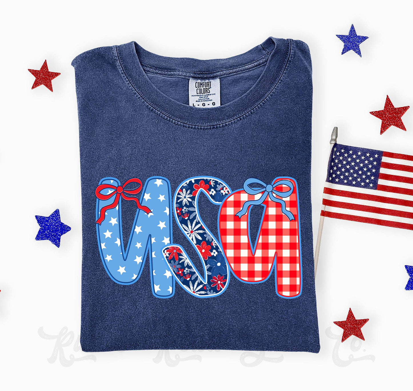 USA Shirt, 4th of July Shirt, Comfort Colors Shirt 2