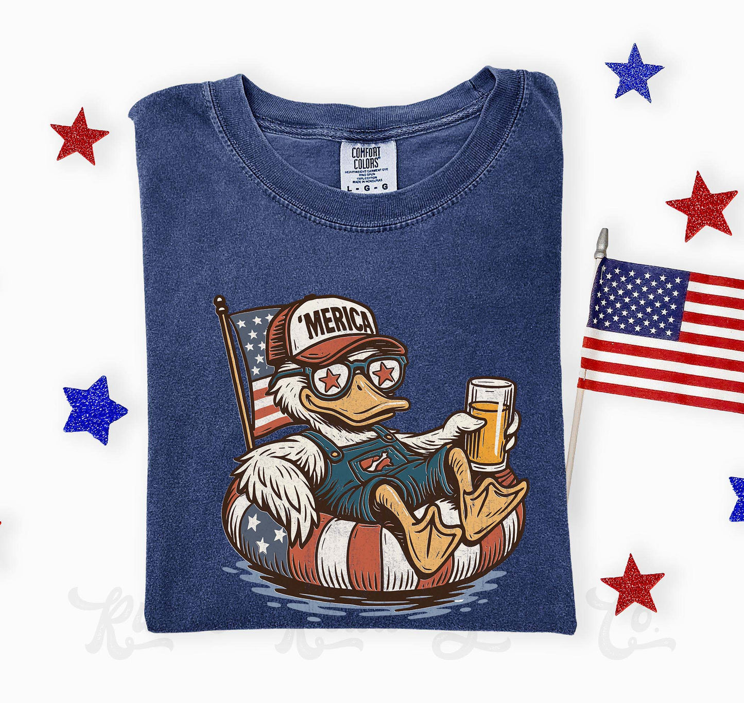 Men's 4th of July Shirt, 'Merica Shirt, Comfort Colors Shirt