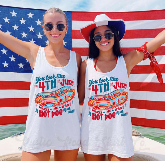 You Look Like the 4th of July Tank Top, 4th of July Tank Top, Comfort Colors Tank Top