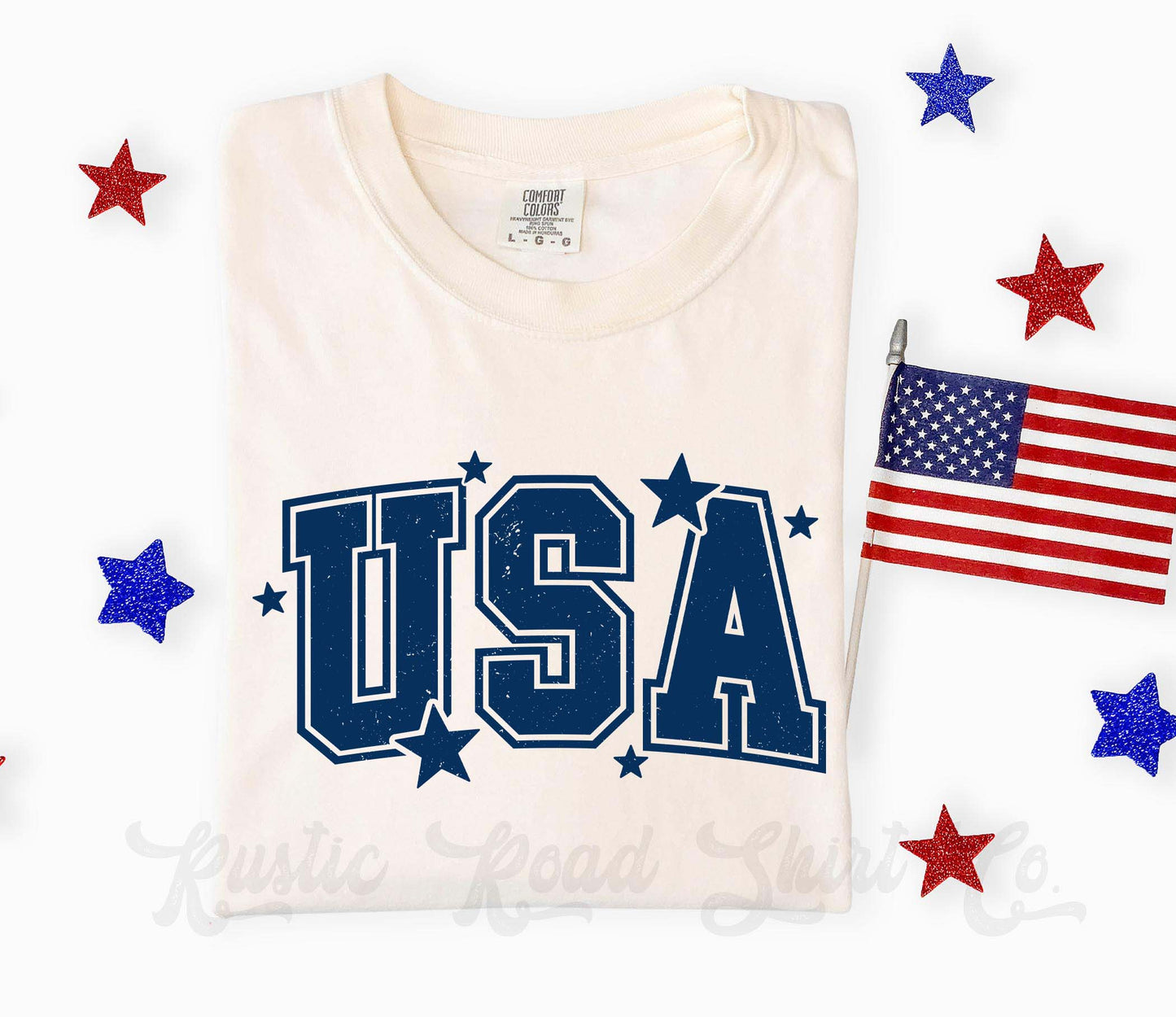 USA Shirt, 4th of July Shirt, Comfort Colors Shirt