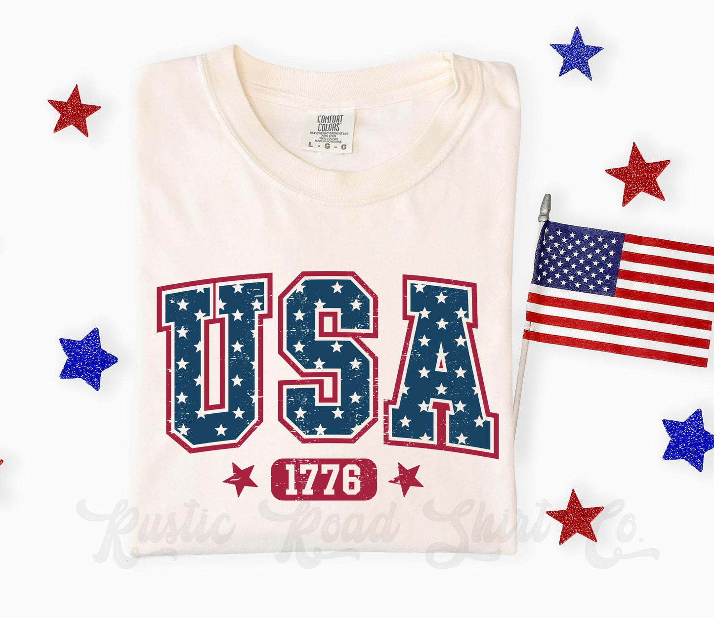USA Shirt, 4th of July Shirt, Comfort Colors Shirt 2