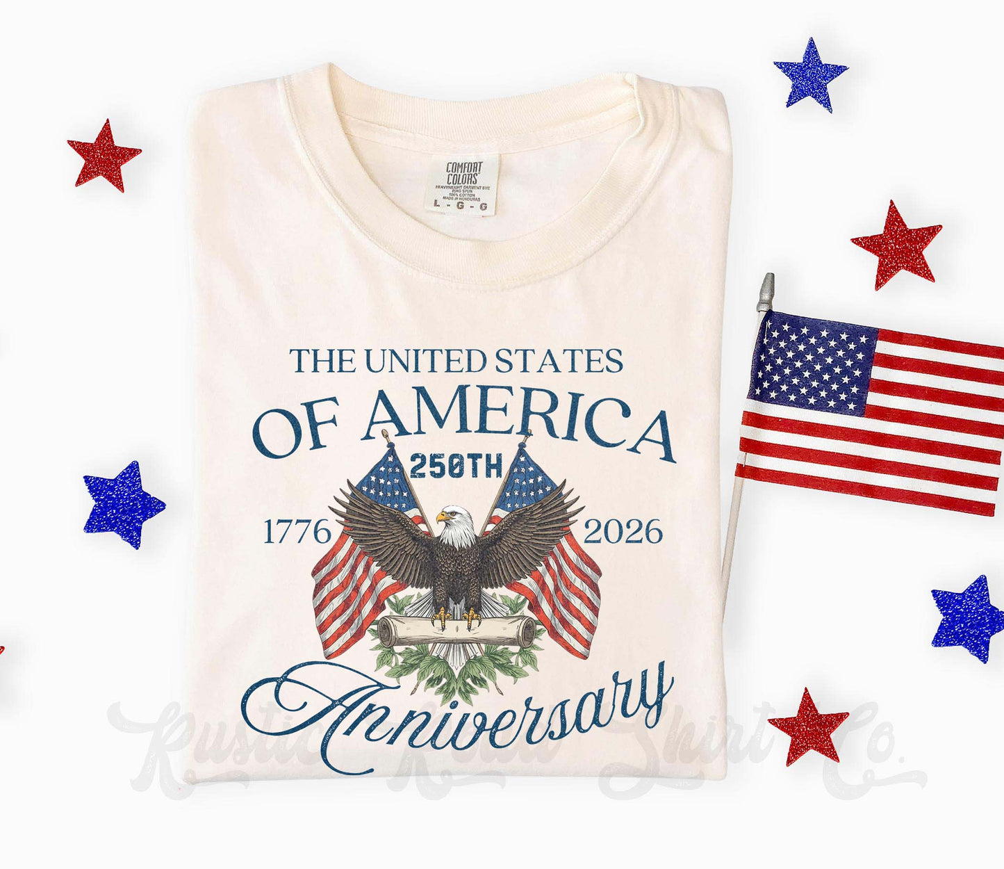 USA 250th Anniversary Shirt, 4th of July Shirt, Comfort Colors Shirt