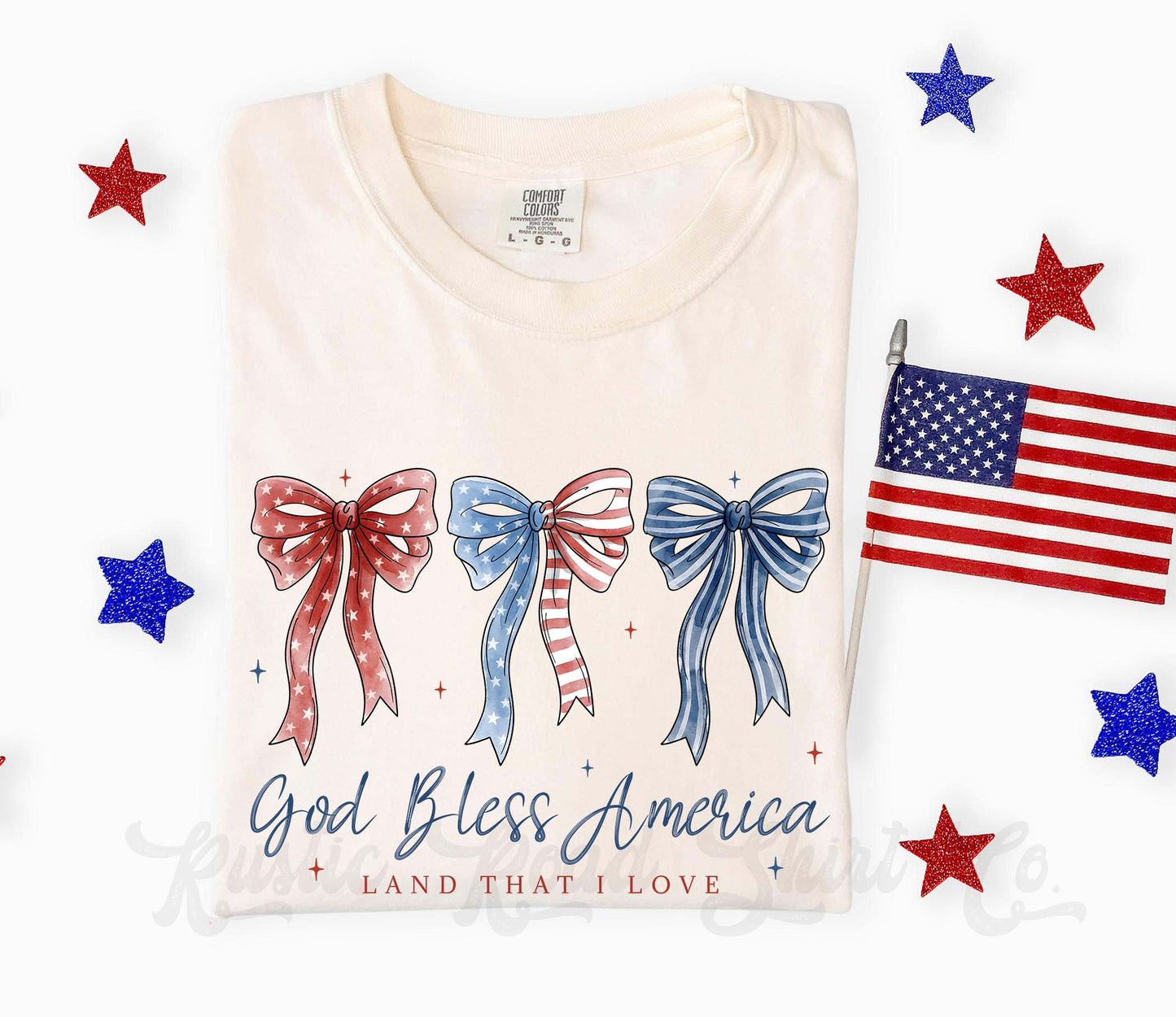 God Bless America Shirt, 4th of July Shirt, Comfort Colors Shirt