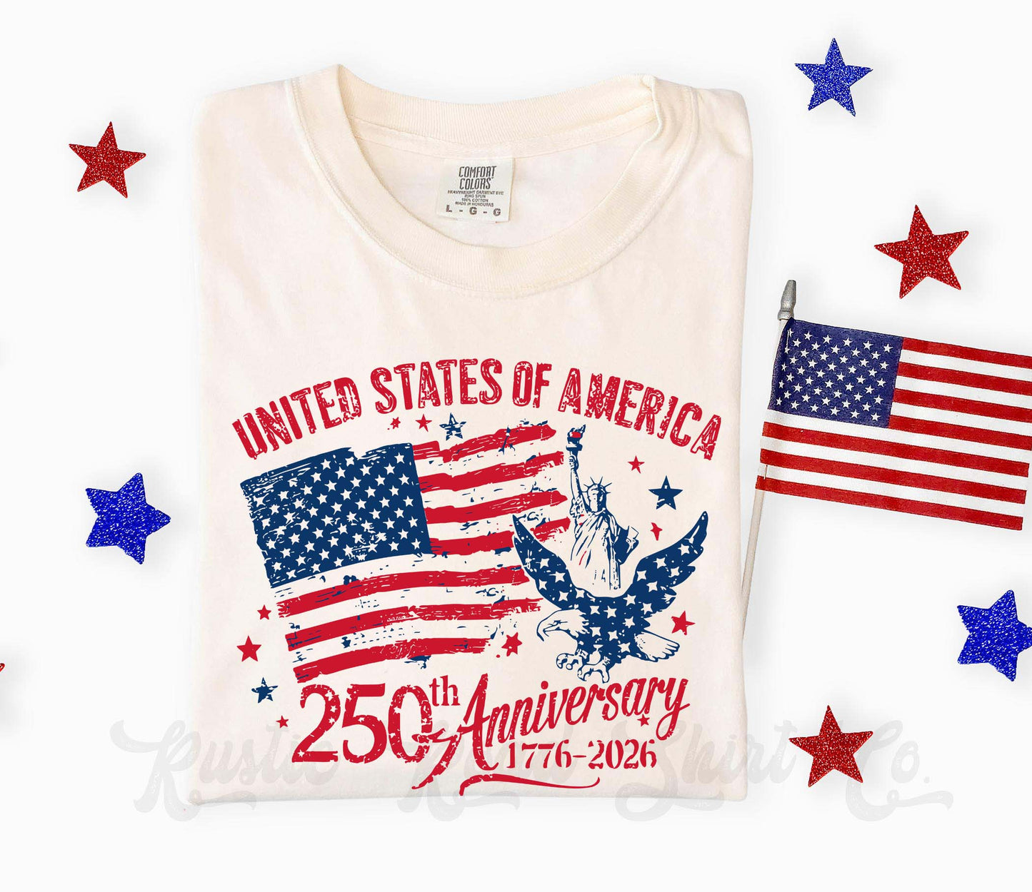 250th Anniversary Shirt, 4th of July Shirt, Comfort Colors Shirt