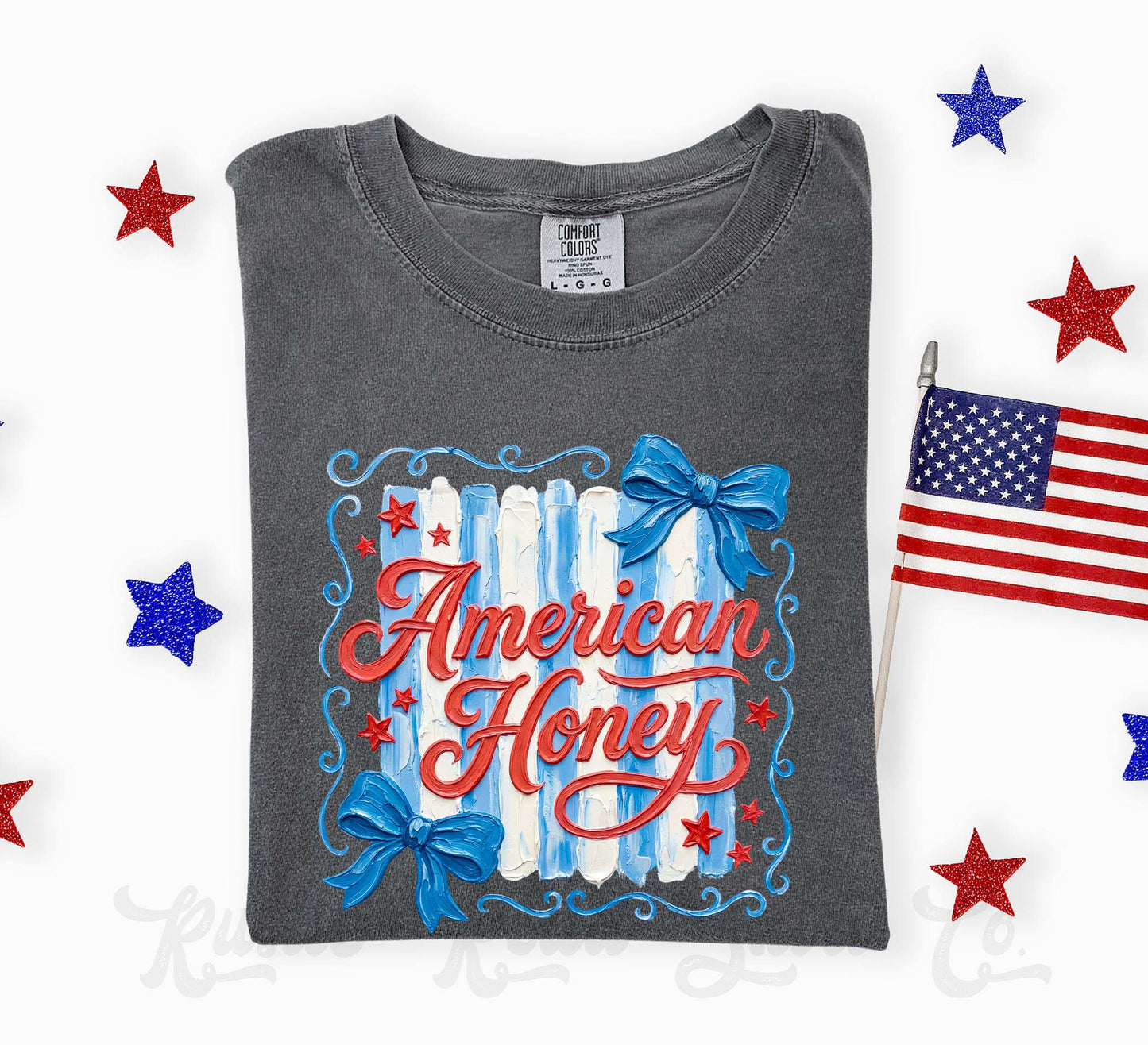 American Honey Shirt, 4th of July Shirt, Comfort Colors Shirt