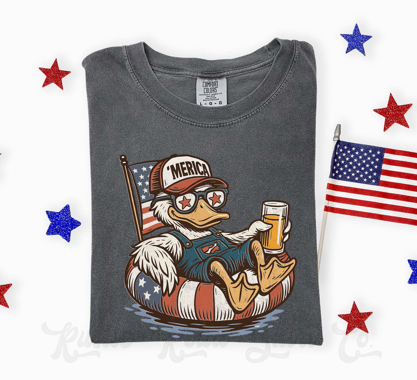 Men's 4th of July Shirt, 'Merica Shirt, Comfort Colors Shirt