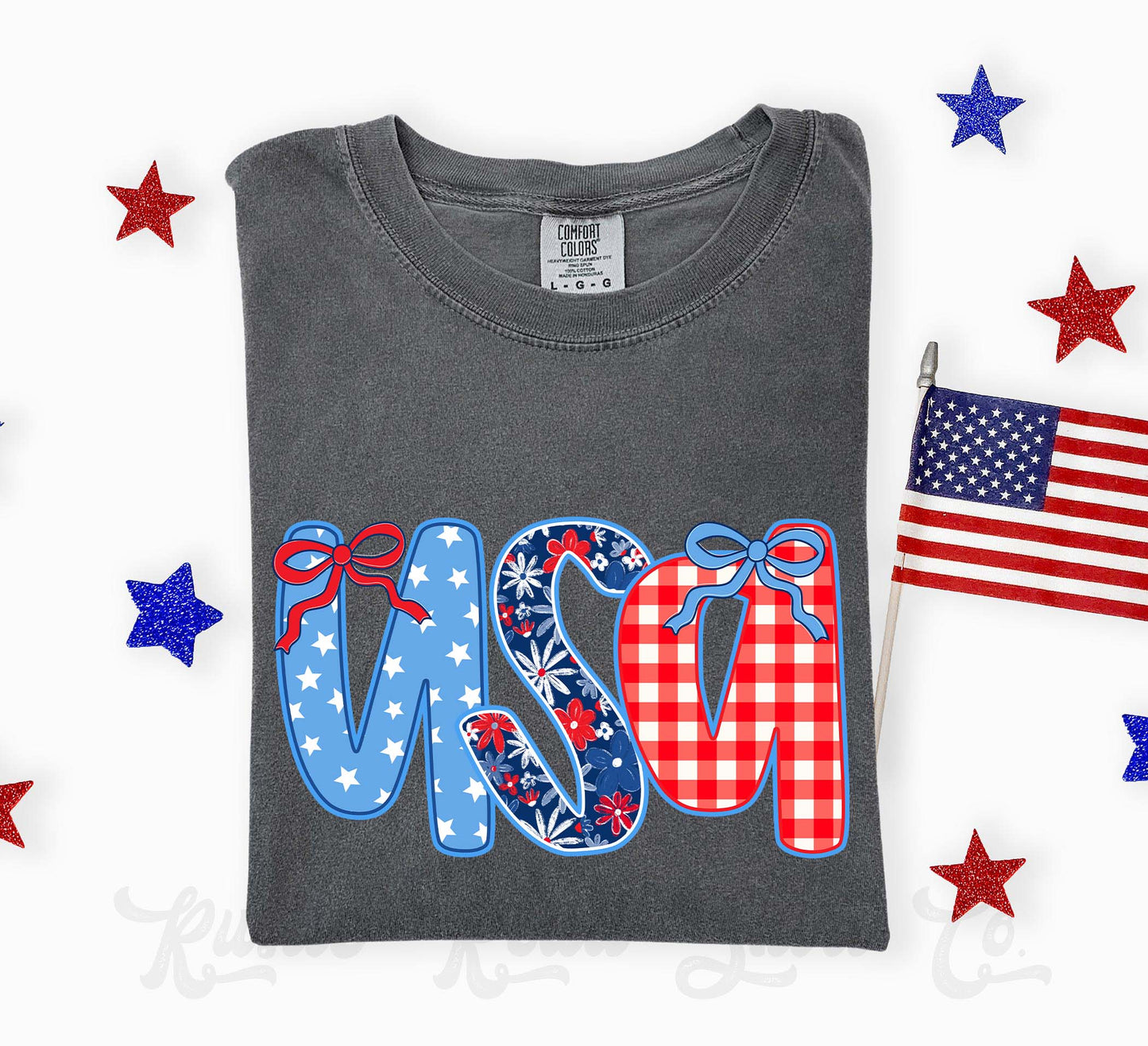USA Shirt, 4th of July Shirt, Comfort Colors Shirt 2