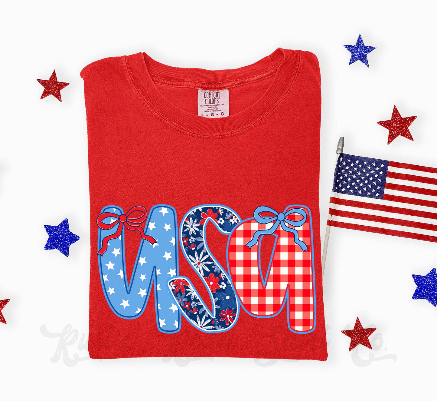 USA Shirt, 4th of July Shirt, Comfort Colors Shirt 2