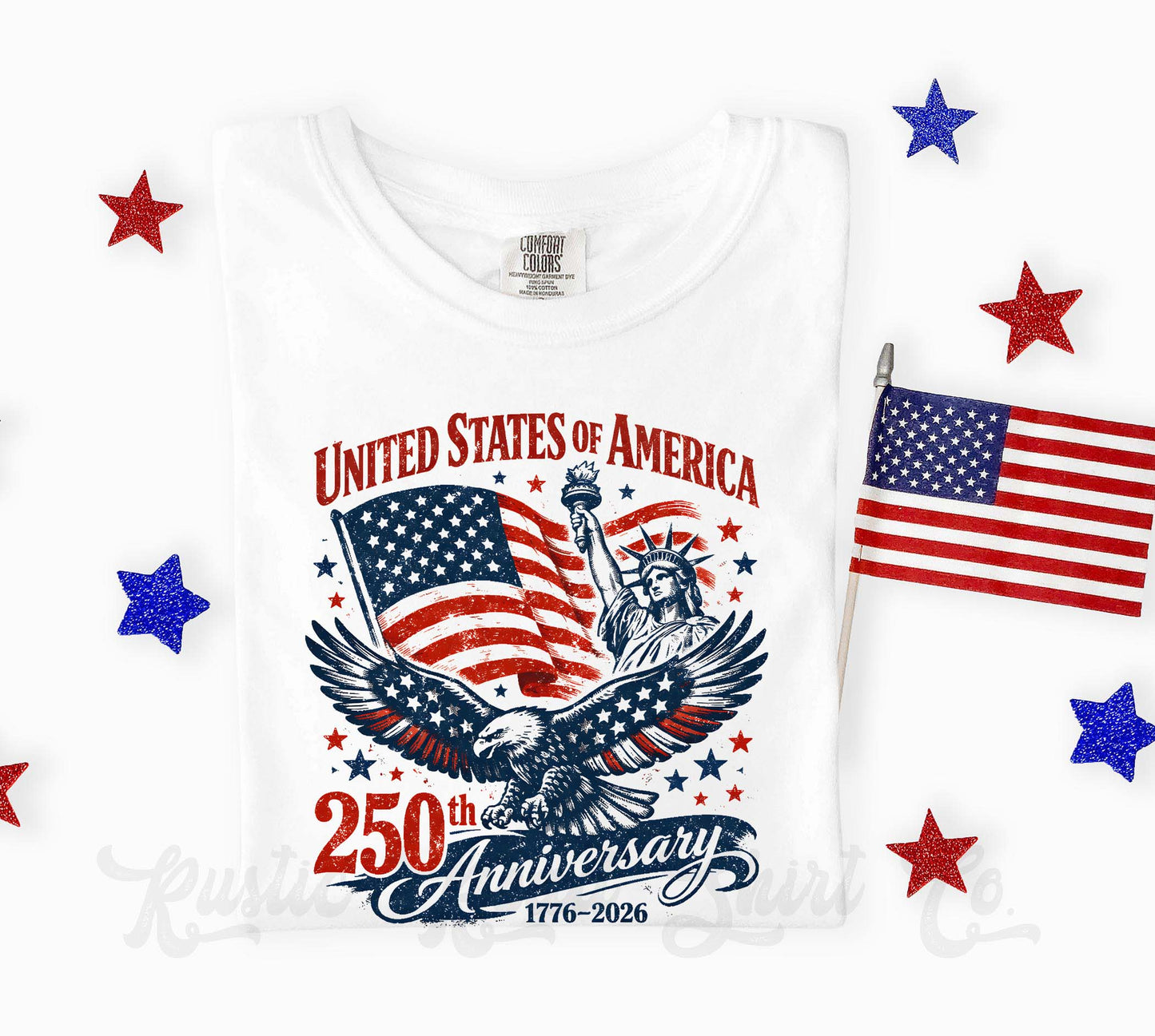 250th Anniversary Shirt, 4th of July Shirt, Comfort Colors Shirt