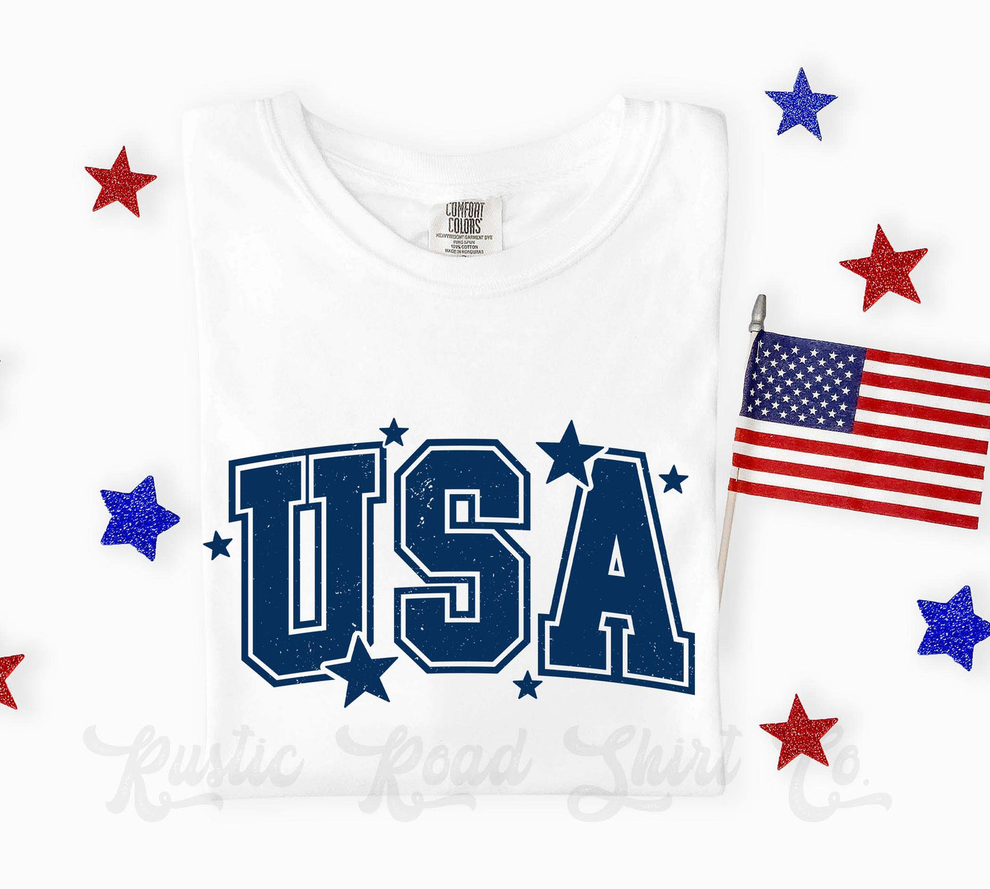 USA Shirt, 4th of July Shirt, Comfort Colors Shirt