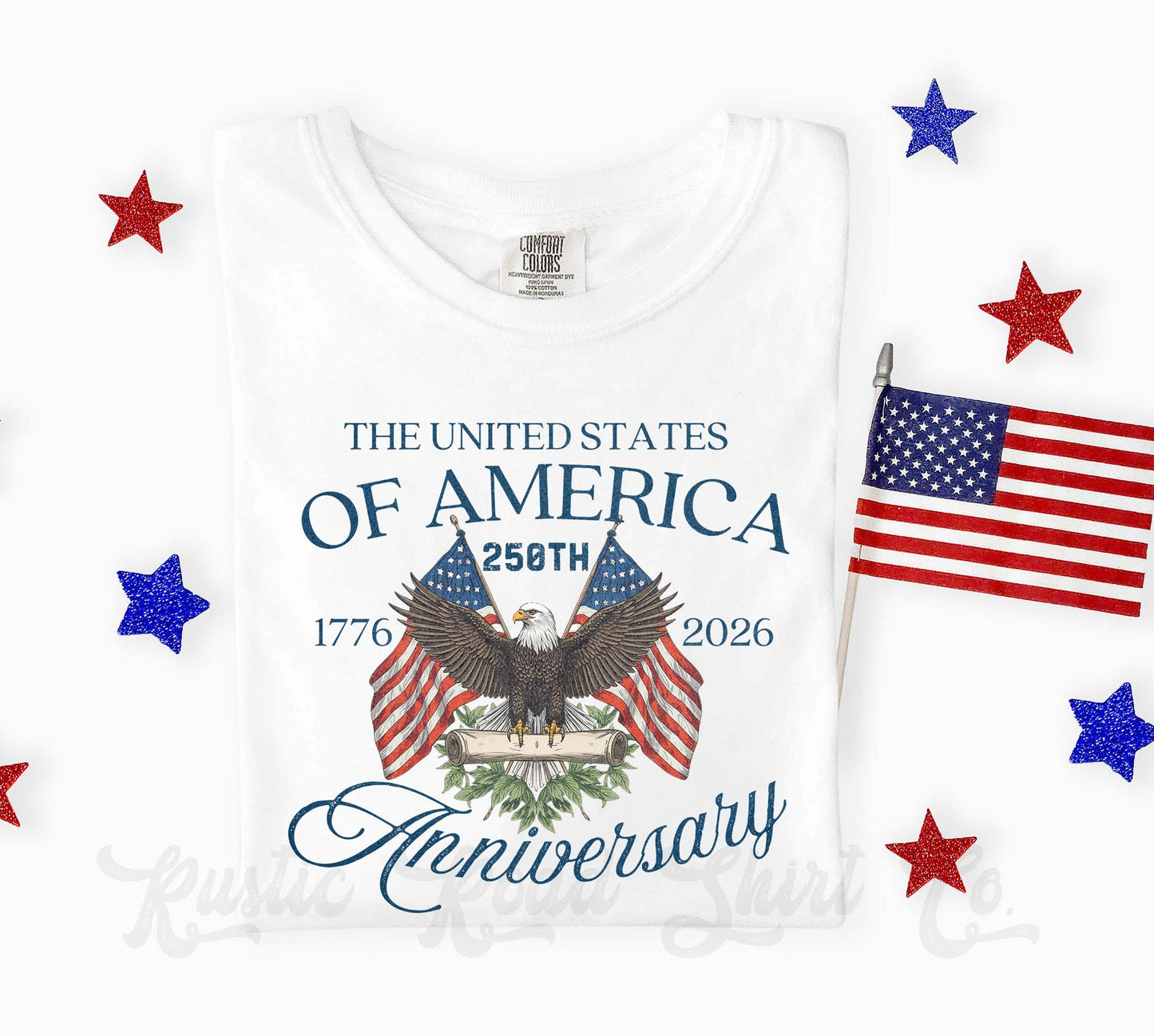 USA 250th Anniversary Shirt, 4th of July Shirt, Comfort Colors Shirt