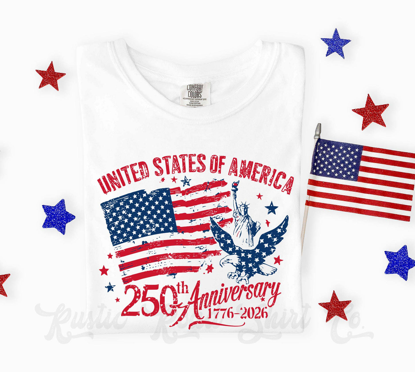 250th Anniversary Shirt, 4th of July Shirt, Comfort Colors Shirt
