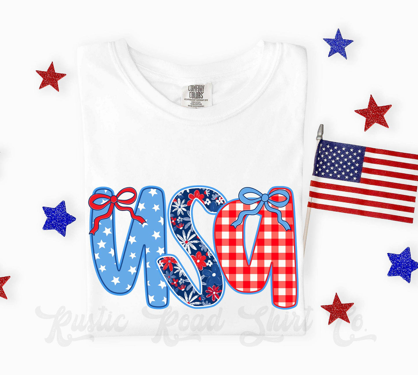 USA Shirt, 4th of July Shirt, Comfort Colors Shirt 2