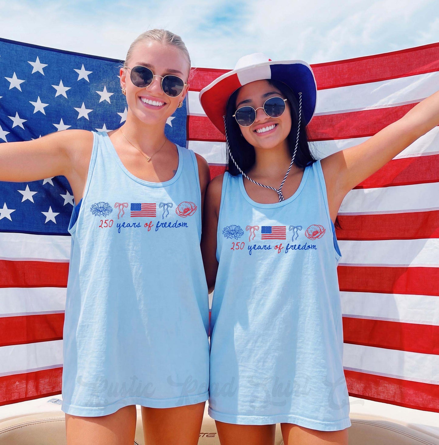 250 Years of Freedom Tank Top, 4th of July Tank Top, Comfort Colors Tank Top