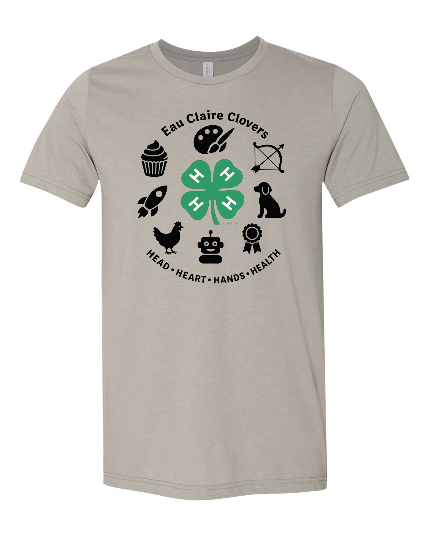 Eau Claire Clovers 4-H Club Shirt - Option 2