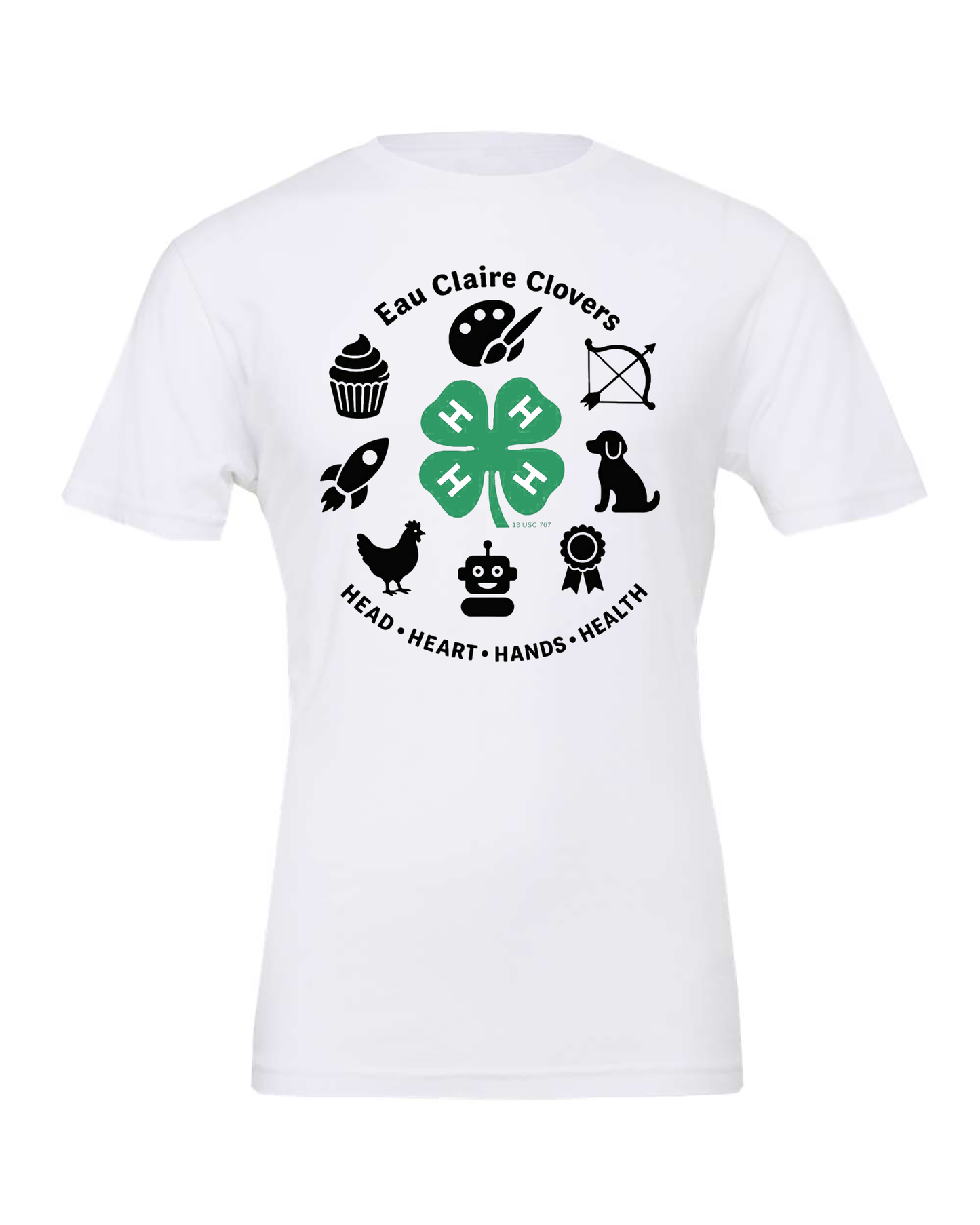 Eau Claire Clovers 4-H Club Shirt - Option 2
