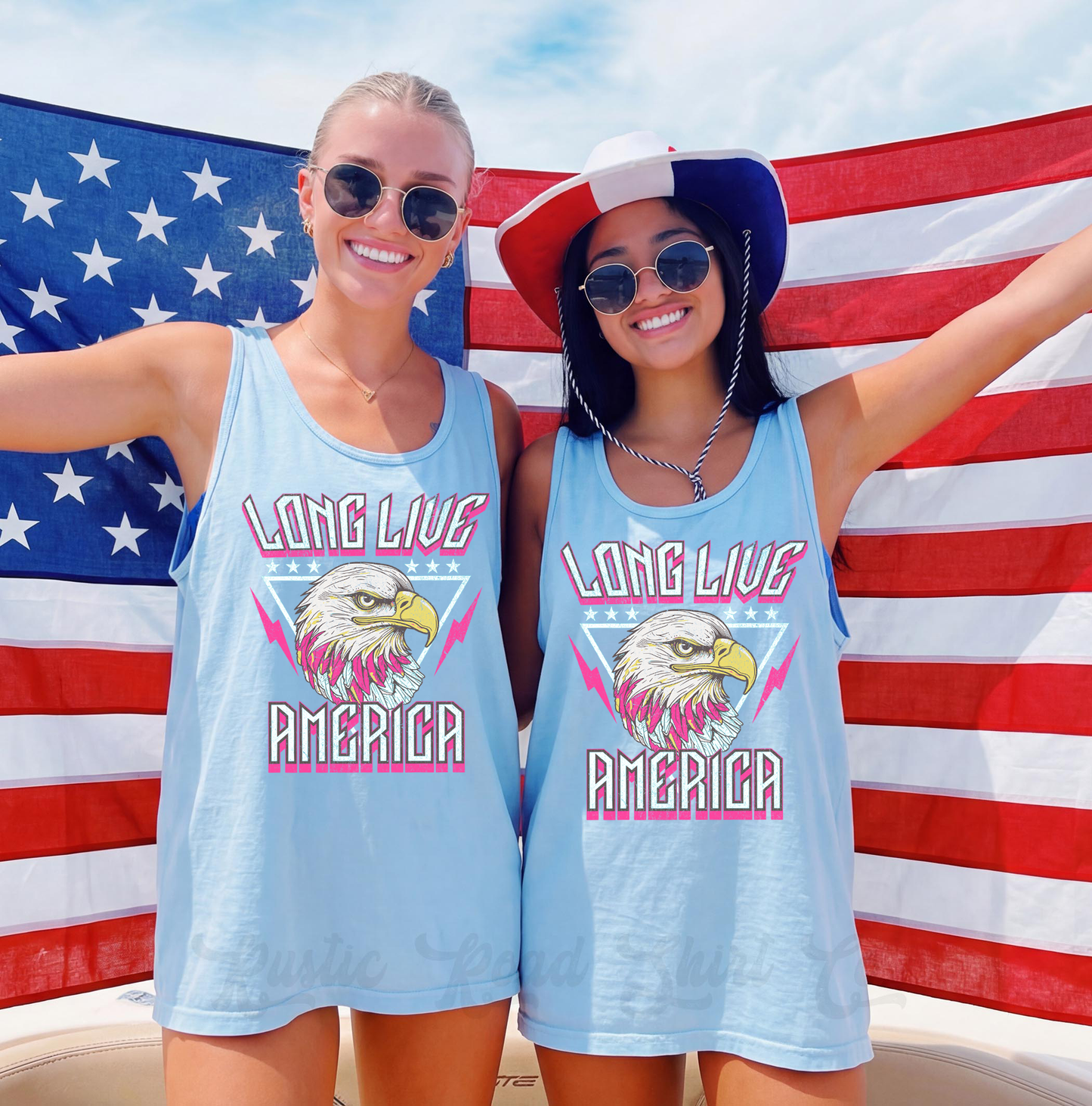 Long Live America Tank Top, 4th of July Tank Top, Comfort Colors Tank Top