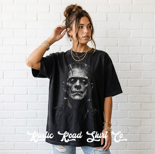 Frankenstein Monster Vintage Halloween Shirt | Unisex Graphic Tee