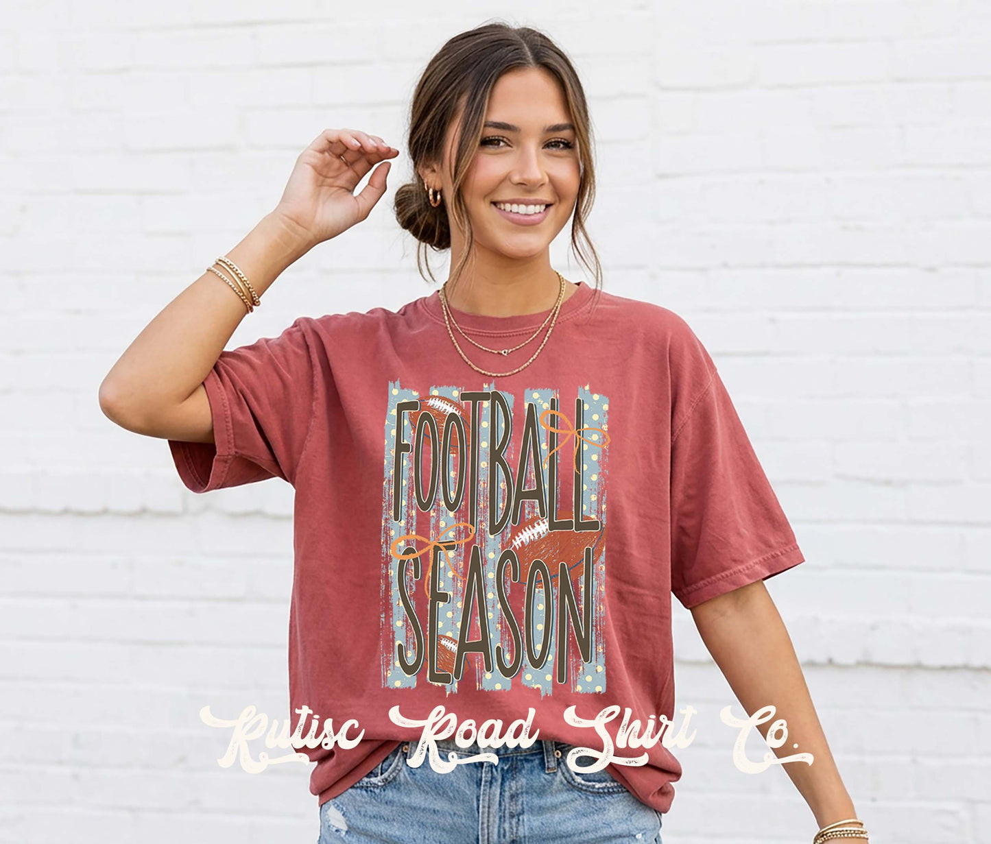 Football Season Shirt, Football Mama Shirt, Comfort Colors Oversized Tee