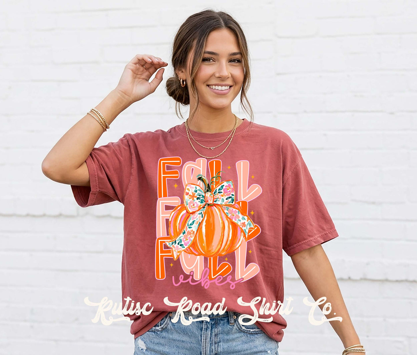 Fall Vibes Shirt, Comfort Colors Oversized Tee