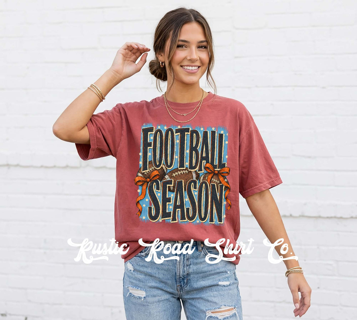 Football Season Shirt, Football Mama Shirt, Comfort Colors Oversized Tee