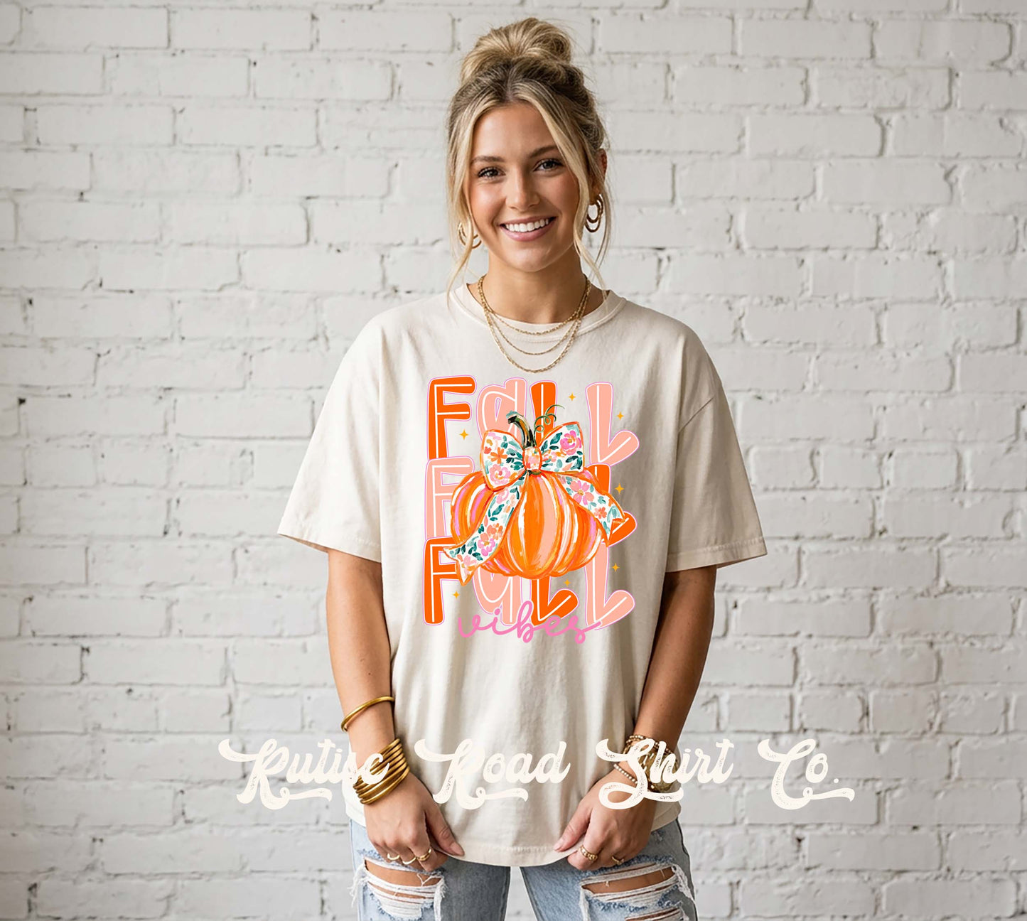 Fall Vibes Shirt, Comfort Colors Oversized Tee