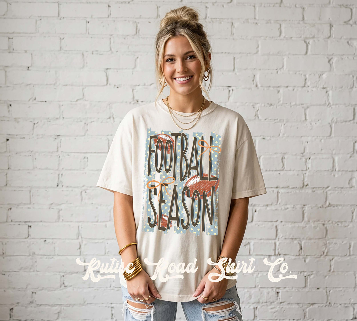 Football Season Shirt, Football Mama Shirt, Comfort Colors Oversized Tee