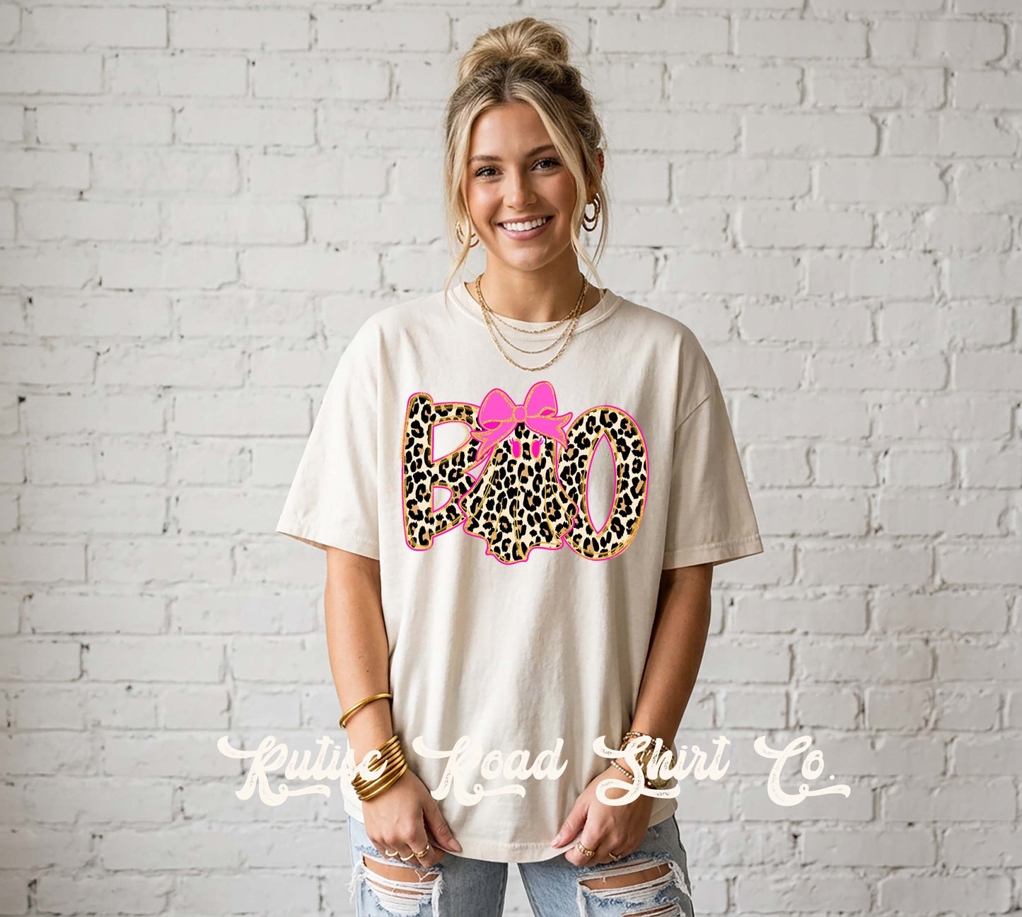 Boo Ghost Halloween Shirt, Comfort Colors Oversized Tee