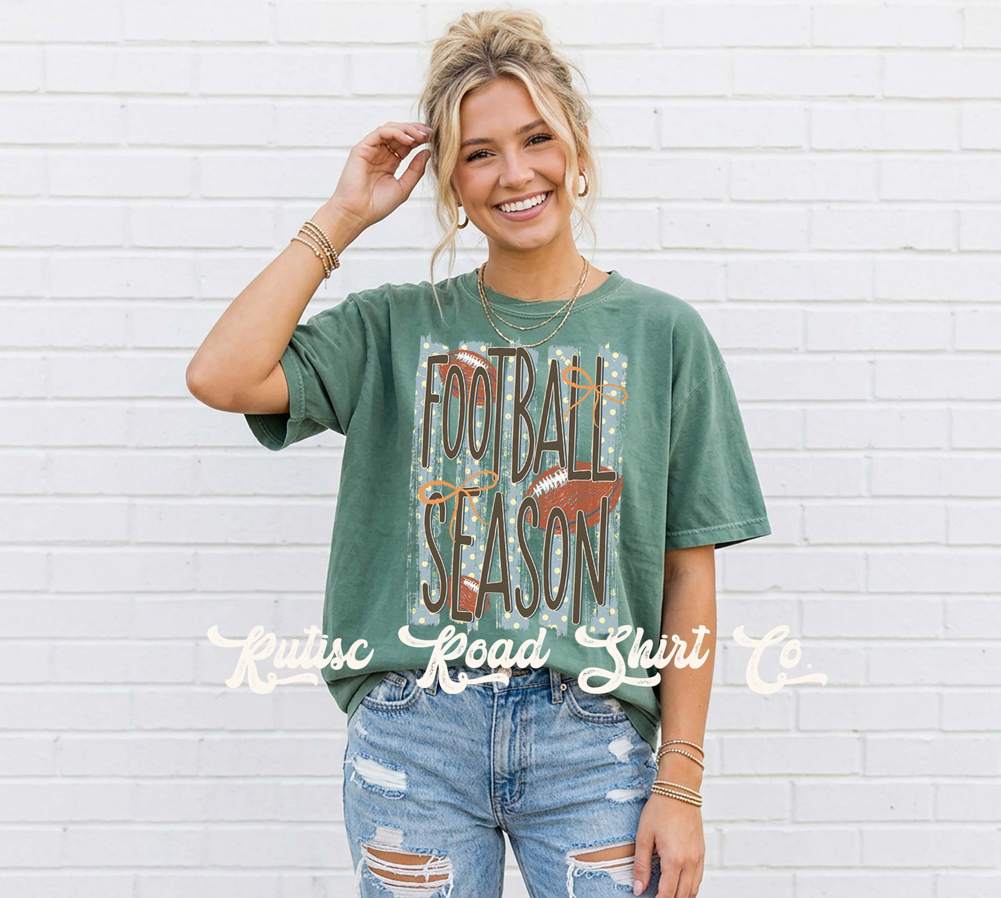Football Season Shirt, Football Mama Shirt, Comfort Colors Oversized Tee