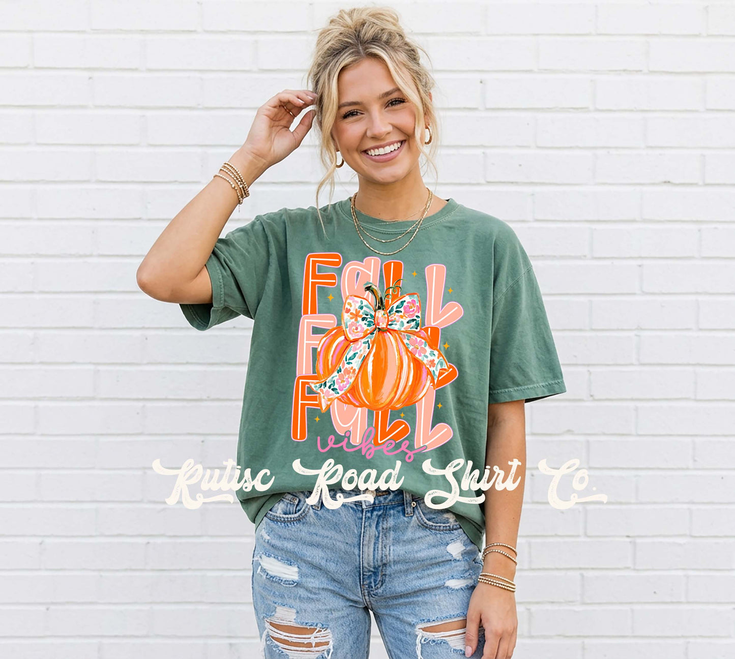 Fall Vibes Shirt, Comfort Colors Oversized Tee