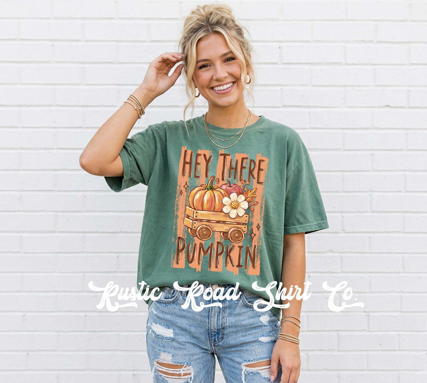 Hey There Pumpkin Shirt, Autumn Shirt, Comfort Colors Oversized Tee