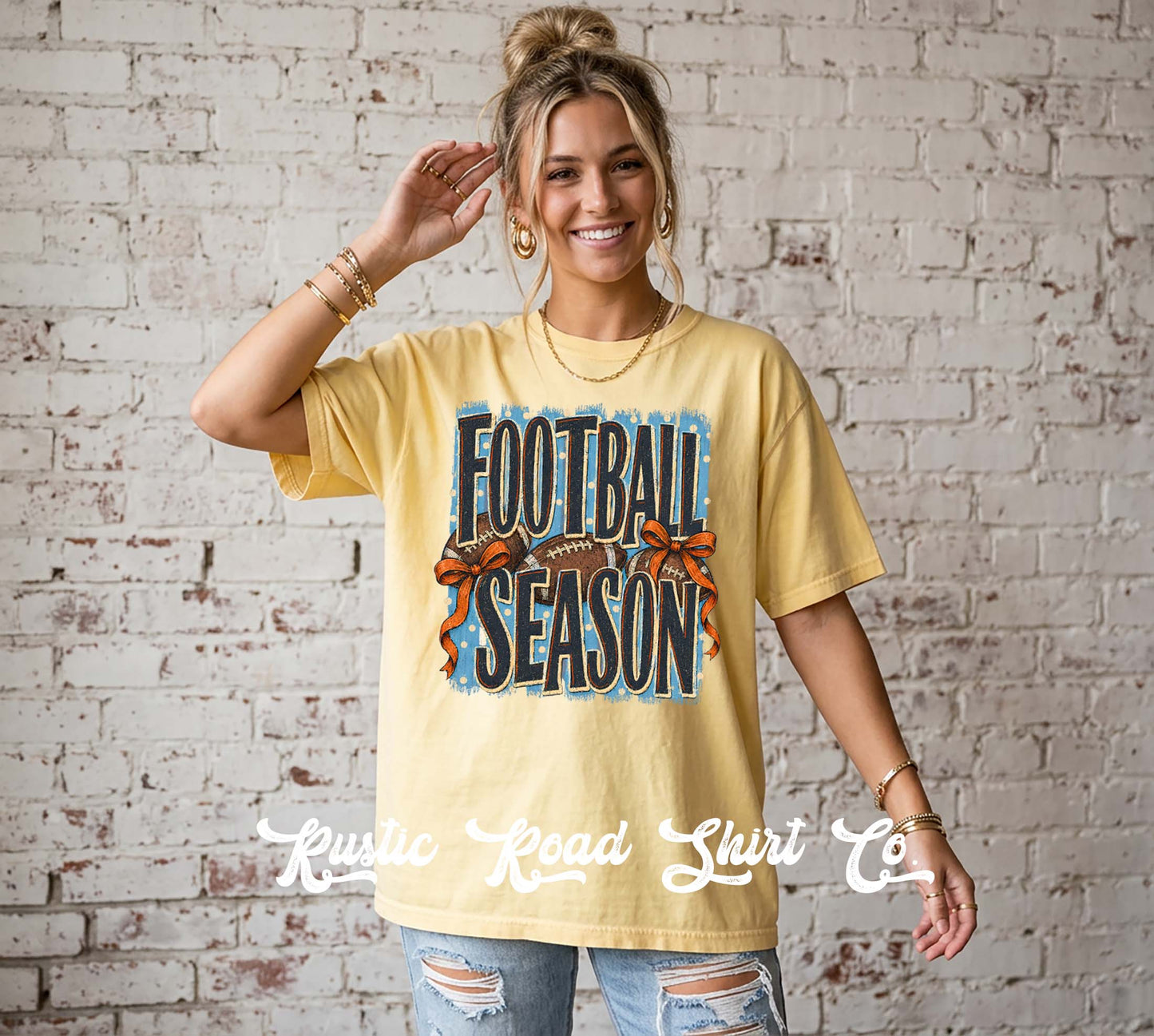 Football Season Shirt, Football Mama Shirt, Comfort Colors Oversized Tee