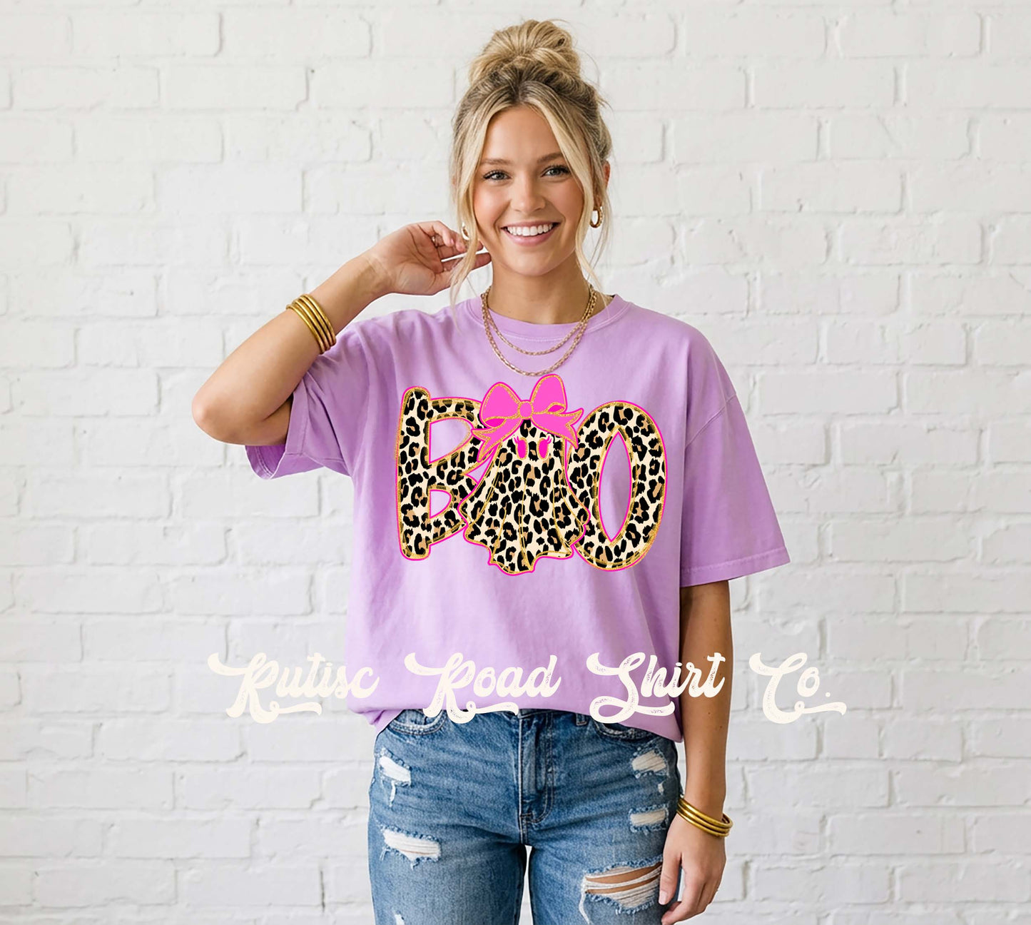 Boo Ghost Halloween Shirt, Comfort Colors Oversized Tee