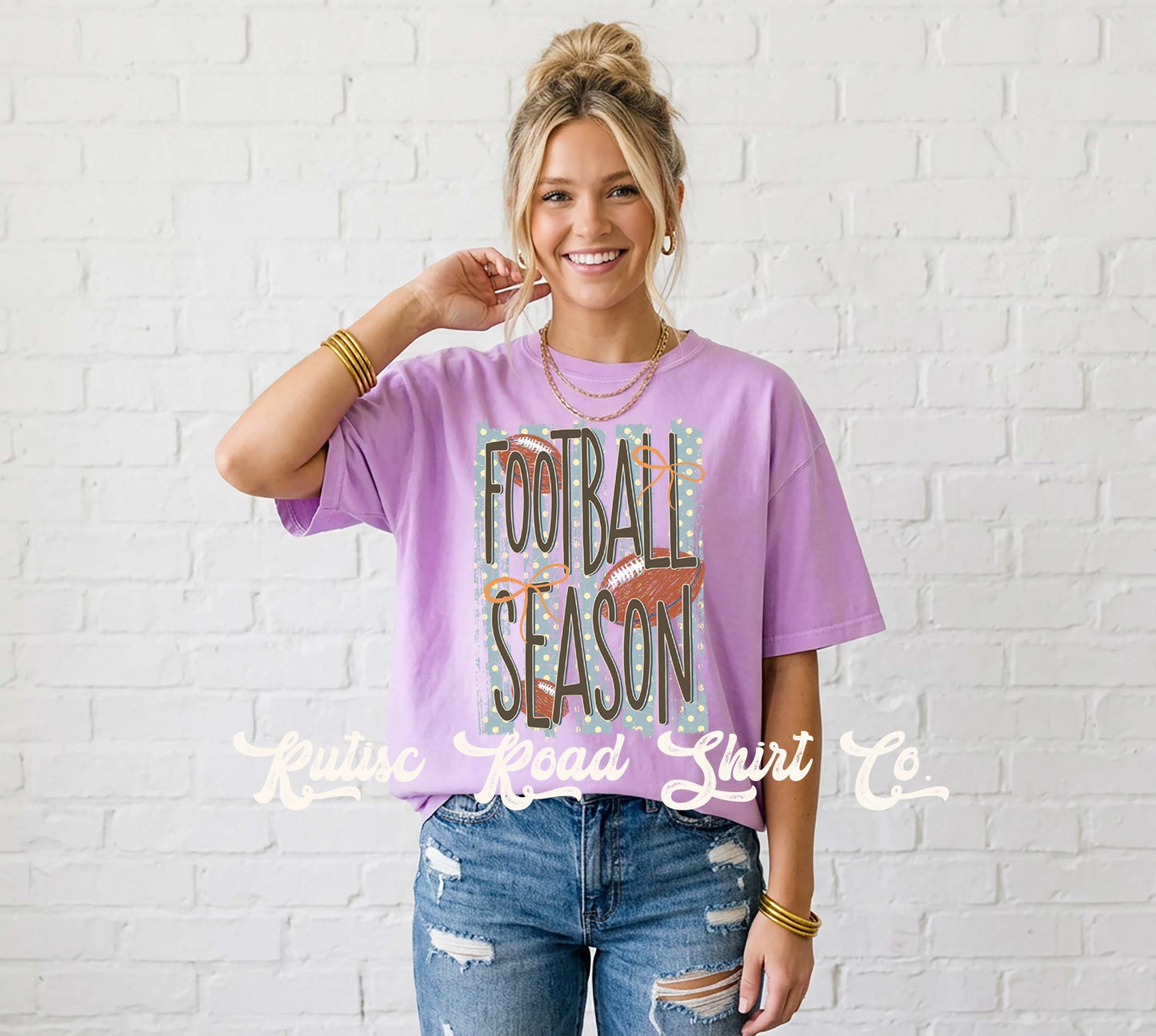 Football Season Shirt, Football Mama Shirt, Comfort Colors Oversized Tee