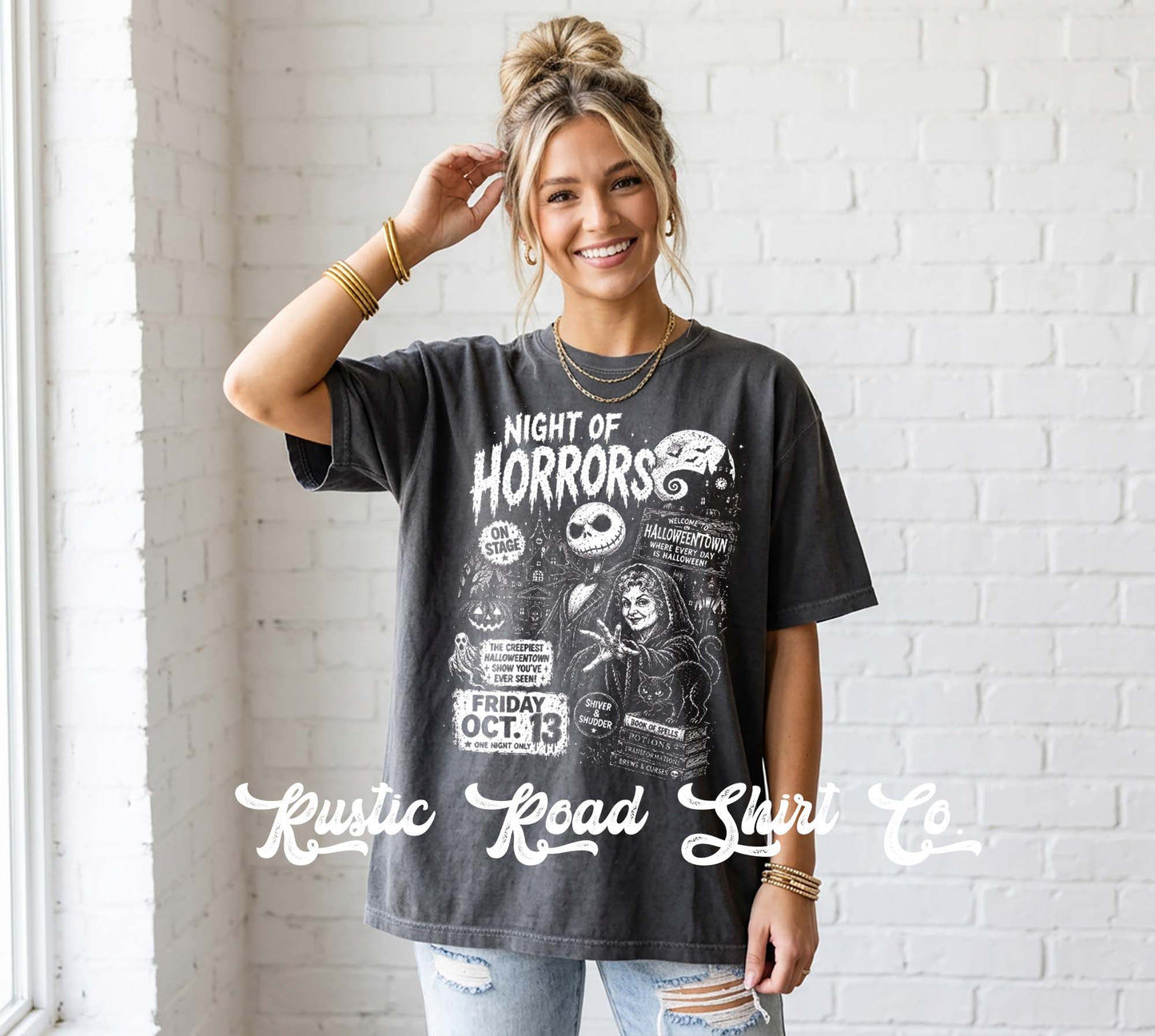 Monster Halloween Sweatshirt, Vintage Inspired Halloween Sweatshirt, Garment Dyed Crewneck Sweatshirt