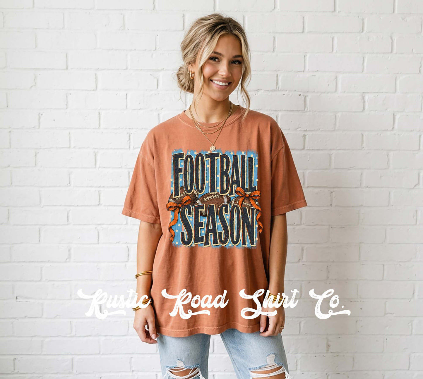 Football Season Shirt, Football Mama Shirt, Comfort Colors Oversized Tee